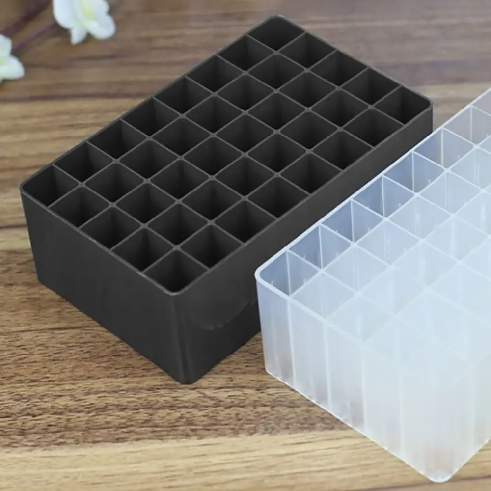 Einfache 12/24/30/40/48/80/100 Slots Stift Halter Große-kapazität Multifunktionale Pinsel Stift Lagerung Rack Make-up Pinsel Stehen