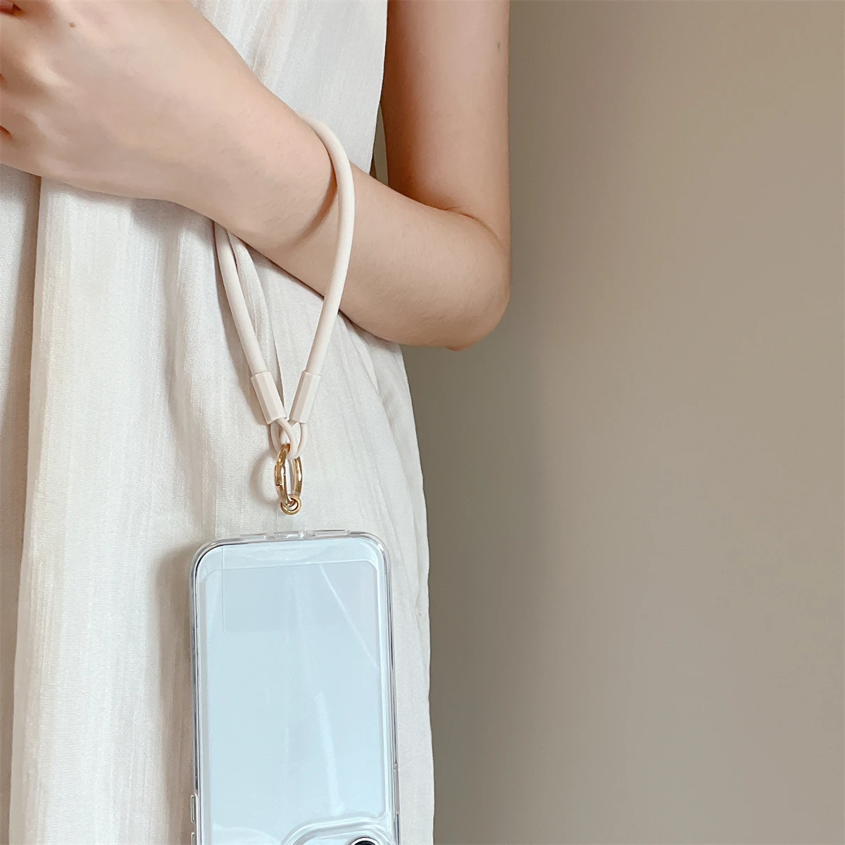 السائل سيليكون الهاتف الحبل شنقا الديكور يمكن حملها حبل مكافحة فقدان قلادة الأزياء قوية المعصم الأشرطة القصيرة الفرقة #3
