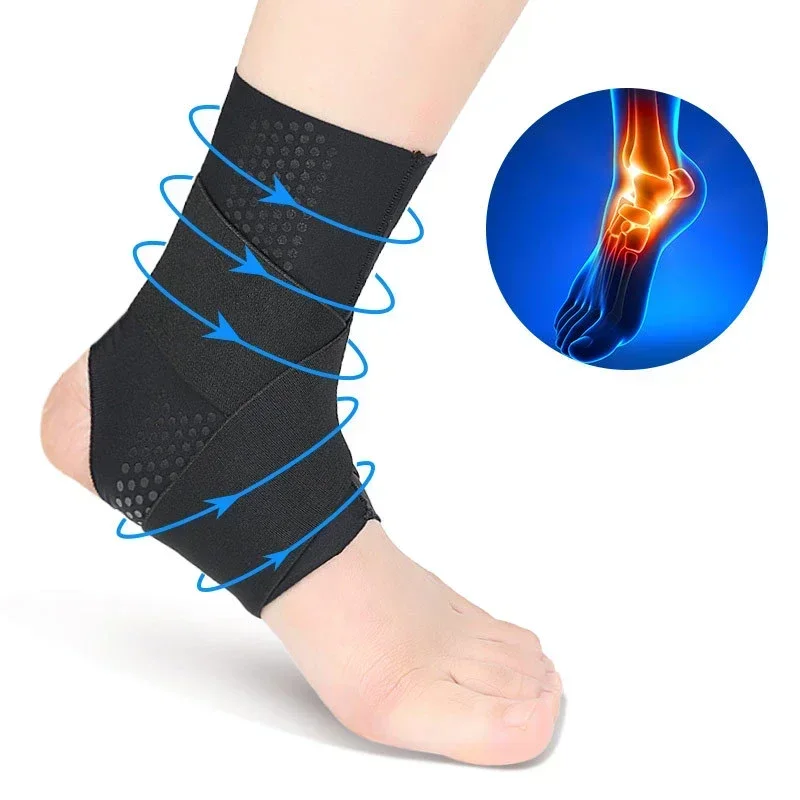 Ankle Support Protect Brace Compression Strap Achille Tendon Brace Sprain Protect Foot Bandage Ankle Brace Support Pain Relief