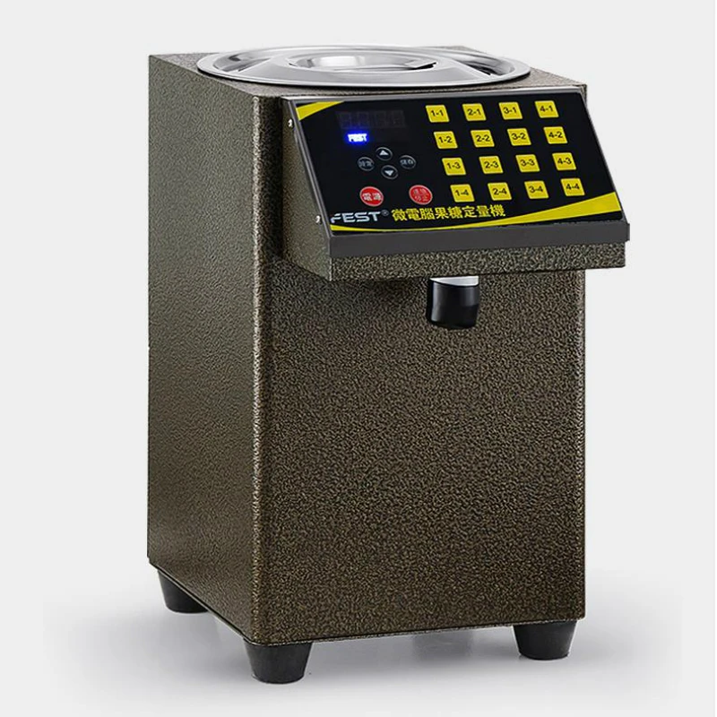 16 grid fructose quantitative machine, automatic fructose dispenser, coffee syrup dispenser, milk, tea house