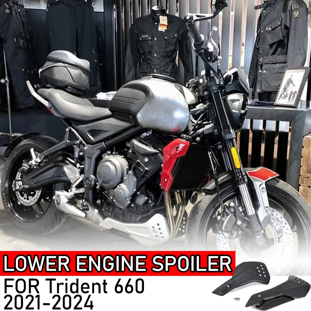 

Защита поддона для Trident 660, защита для TRIDENT Trident 660 2021-2024, нижняя защита шасси двигателя мотоцикла, спойлер