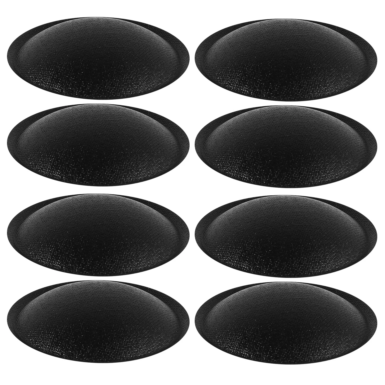 

8pcs Speaker Dust Cap 45Mm Black For Subwoofer Protection Easy Install Universal Fit For Theater Systems Audio Repair