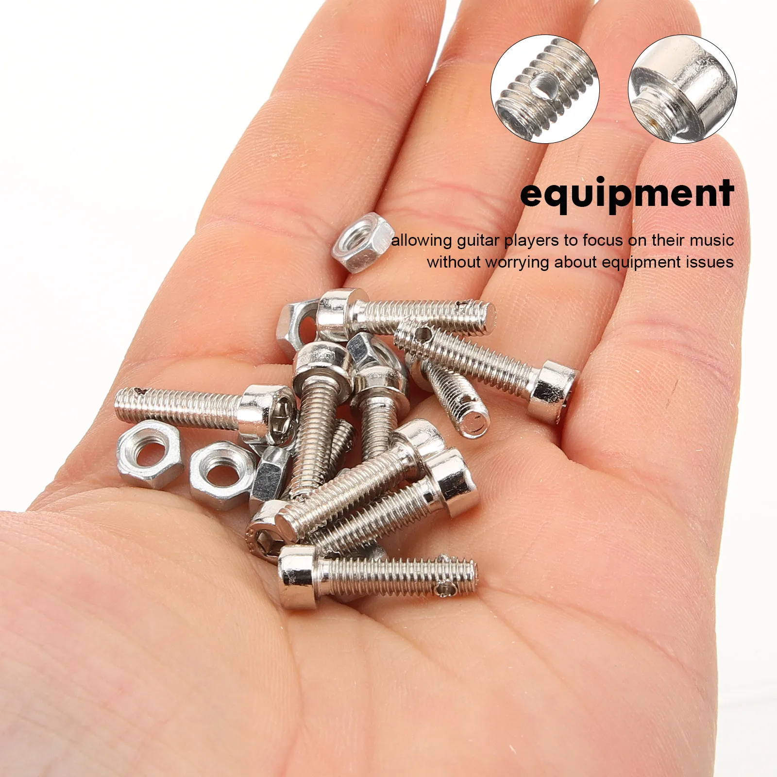 

10pcs Guitar Screw Accessories Portable Pocket Chord Practice Tool For Beginner Professional Players Hexagonal Fretboard