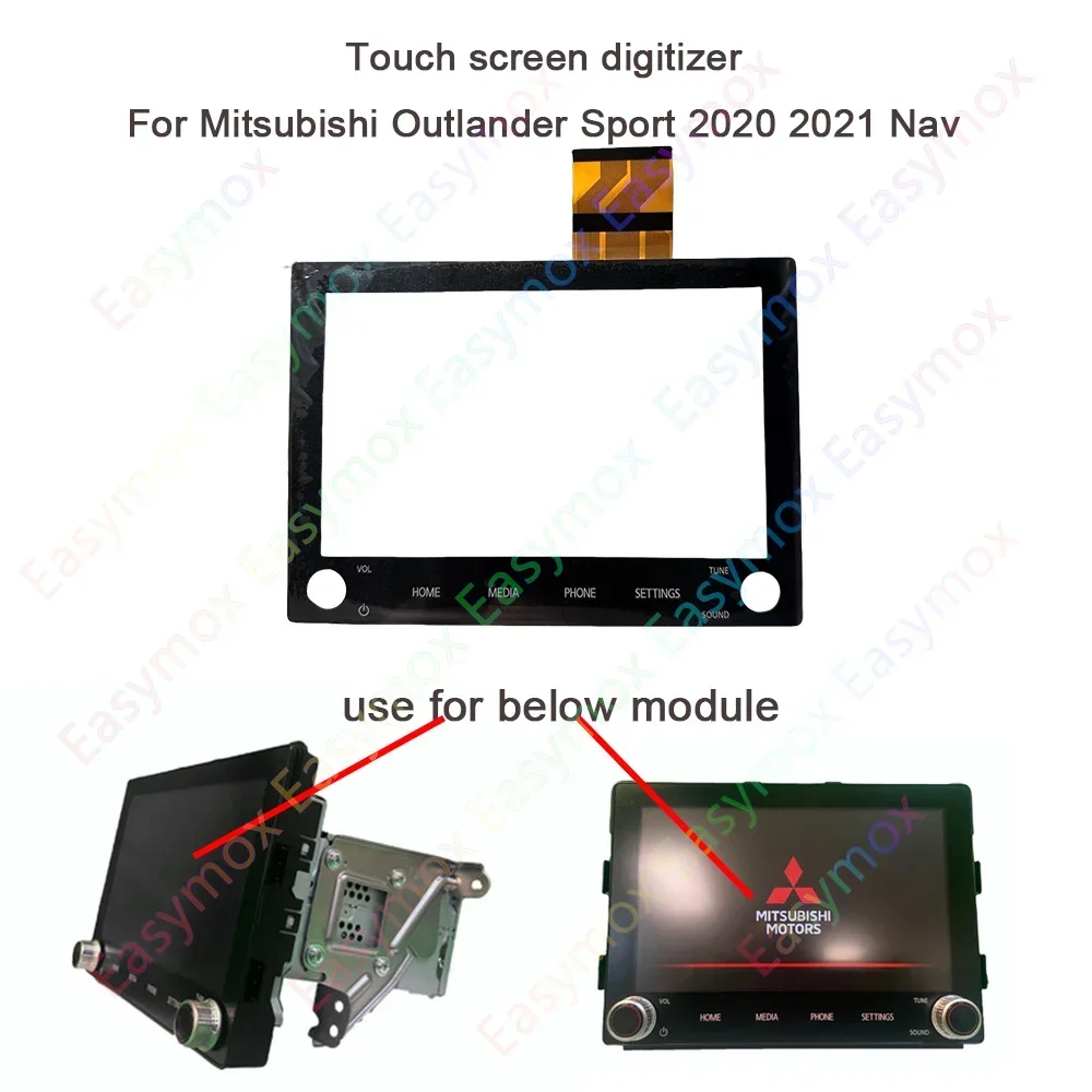 Navigation Touch Screen Digitiser for Mitsubishi Outlander Sport 2020 2021 Nav OEM AM FM Radio Module 8740A040 8740A130 8740A076