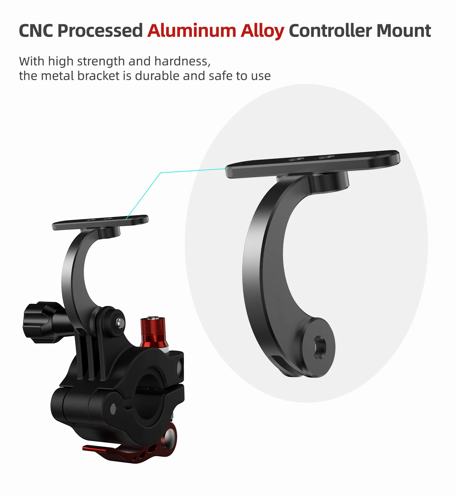 Suporte de bicicleta para mini 3 pro/mavic 3/air 3/mini 4 pro controle remoto braçadeira monitor bicicleta para dji rc/rc 2/rc n1/rc n2