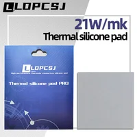 Ldpcsj almohadilla térmica de silicona Pro, conductividad térmica 21W/mk CPU GPU, alfombrilla de refrigeración por agua 85x45mm, almohadilla de refrigeración del disipador térmico de alta calidad