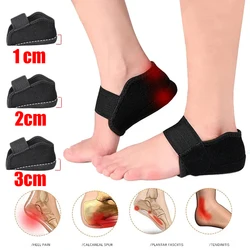 Silicona Plantillas de Aumento de Altura para Hombre y Mujeres Talonera Almohadillas para Zapatos para Soporte de Espolones Plantares de Fascitis Inserciones de Elevación del talón Calcetines