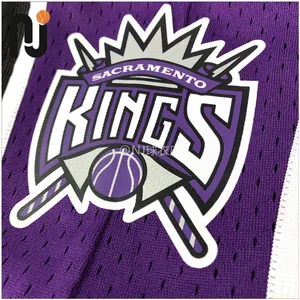 M & N-Basketball, Unisex, Retro, Lose, Schwarz, Klassiker, Vintage, NBA, Erwachsene, Kinder, Chris Webber Hosen 8 Hauptverkaufs -Sakrament -Könige Basketball - №1