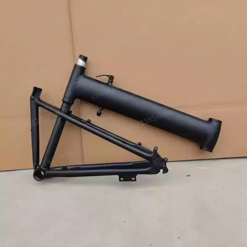 26/27.5-inch Folding Mountain Bike Frame Made of Aluminum Alloy, Compatible with DIY Assembled Lithium Electric Bicycles