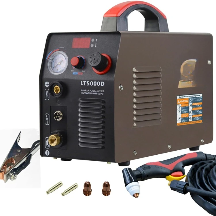 

Plasma Cutter, 2024 Upgraded 5/8 inch 16mm Clean Cut 3/4 inch 20mm Severance Cut 50A Plasma Metal Cutter Machine