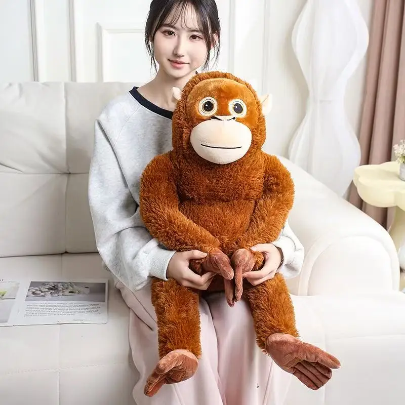Neueste Simulierte Kuschel-Gorilla-Puppe Kawaii Plüschtier-Figur Cartoon-Anime Niedliches Kinder-Geburtstags- und Feiertagsgeschenk – Detail 13