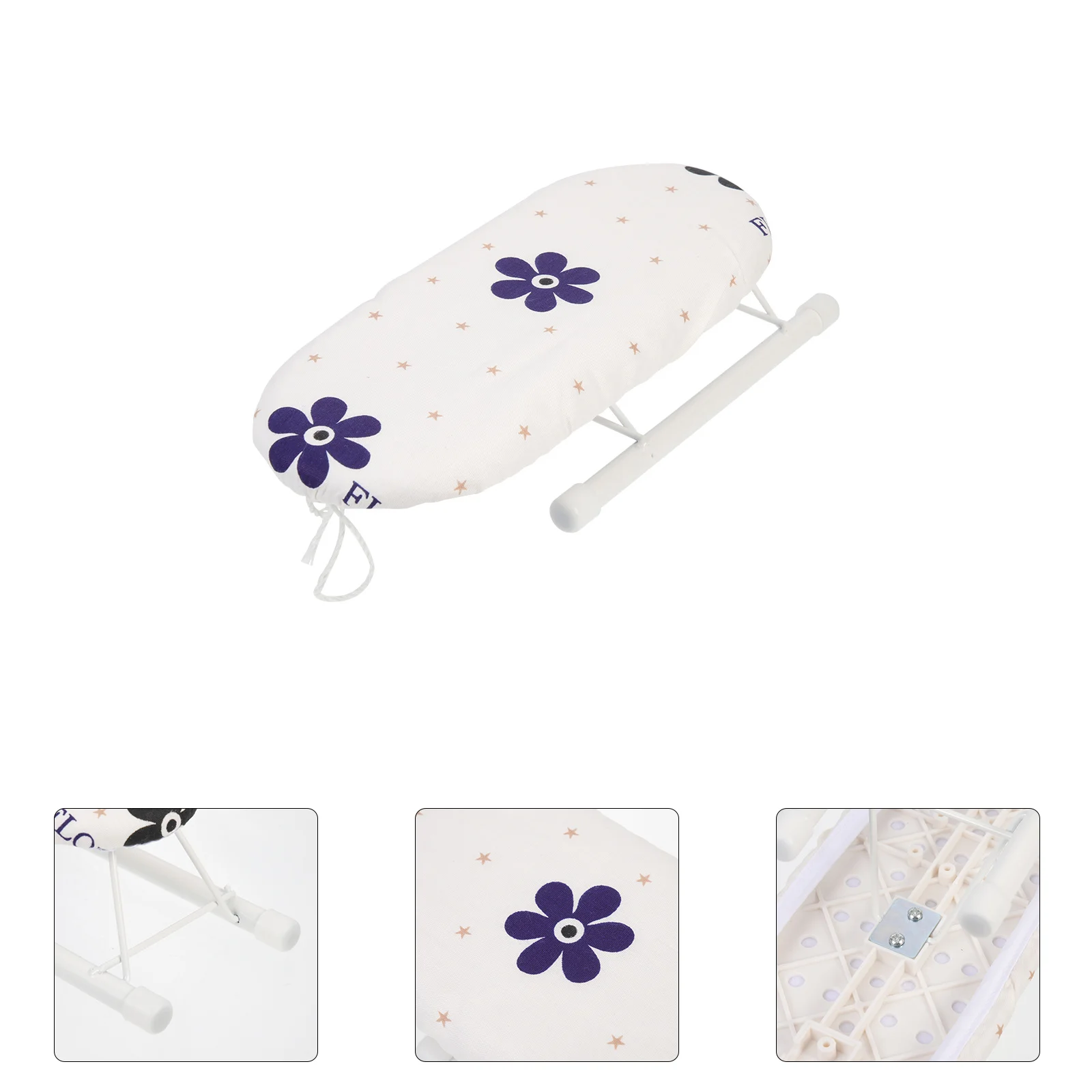 

Foldable Board Mini Tabletop Mat High Temperature Resistant Breathable For Home Travel Use Clothes Ironing Rack Household