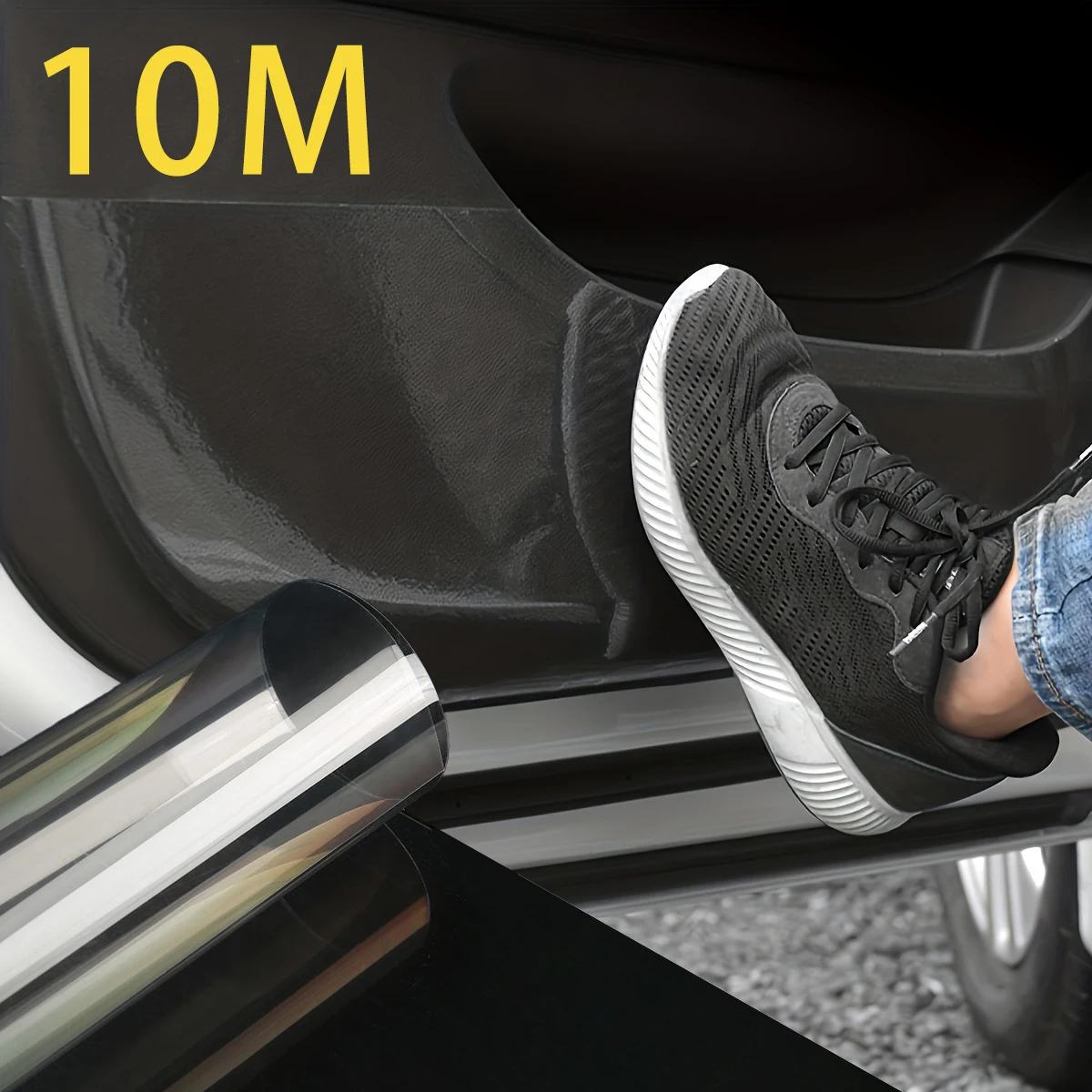 

Прозрачная защитная пленка для дверей автомобиля PPF, виниловые наклейки, лента против царапин, защитное покрытие, защитная наклейка для кузова автомобиля