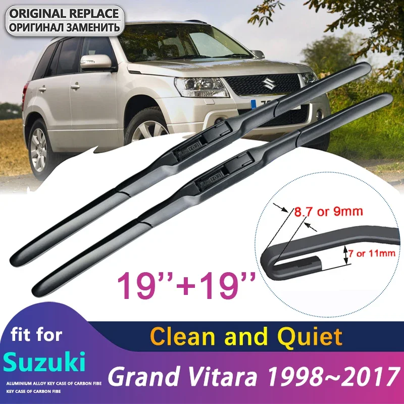 

for Suzuki Grand Vitara 1998~2017 Front Windscreen Wipers Car Wiper Blades Car Accessories 2016 2015 2014 2013 2012 2011 2010