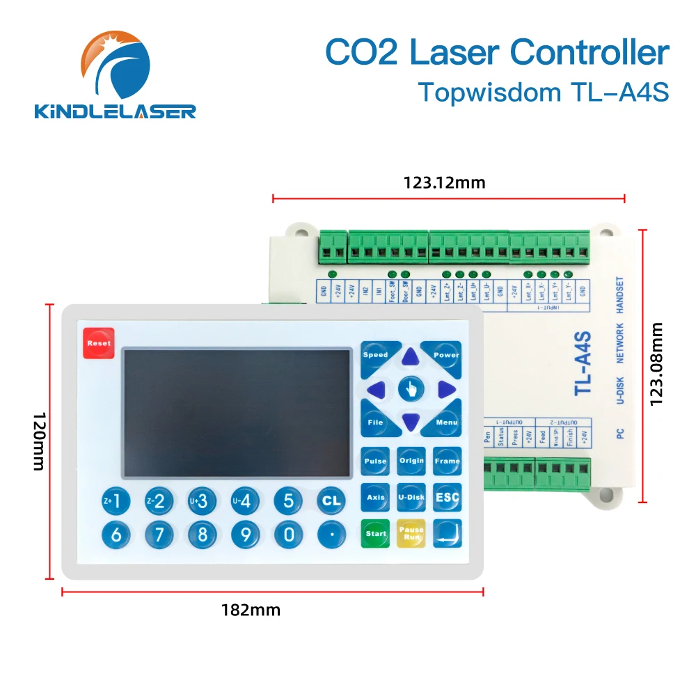 

Система контроллера станка для лазерной резки CO2 Topwisdom TL-A4S для станка для лазерной гравировки и резки CO2