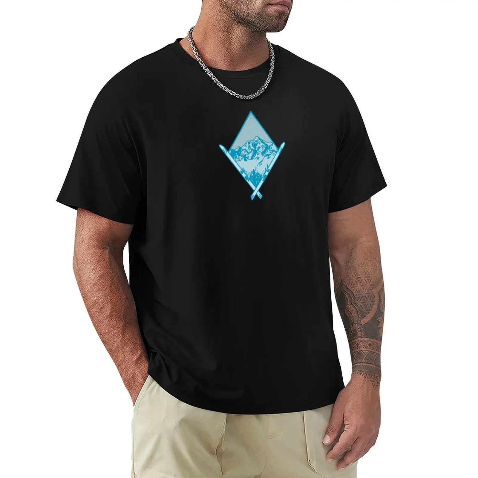 

Ski mountain T-Shirt T-shirts oversize Clothing clothes for men