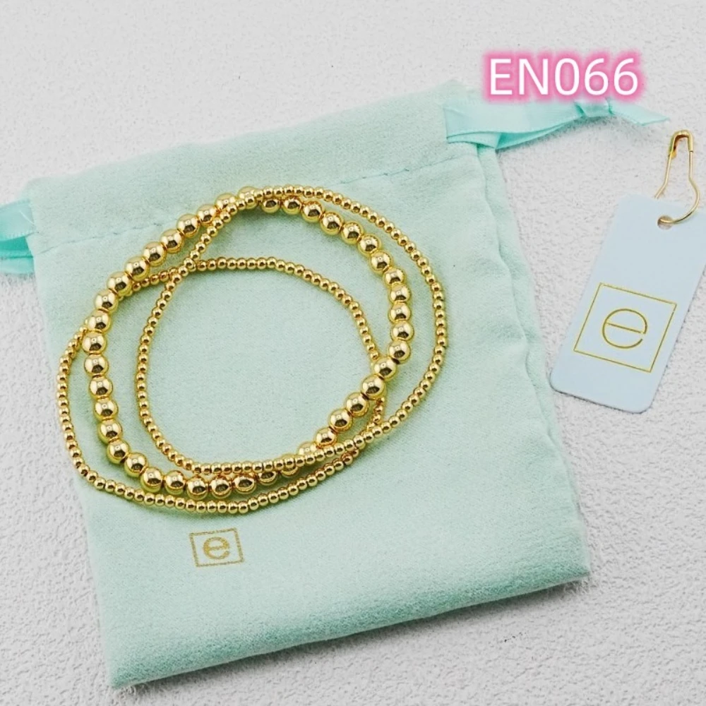 YEEVAA Everyday Bead Stack of 3 Bracelets, Fashion Jewelry Gift for Women Daily Layering