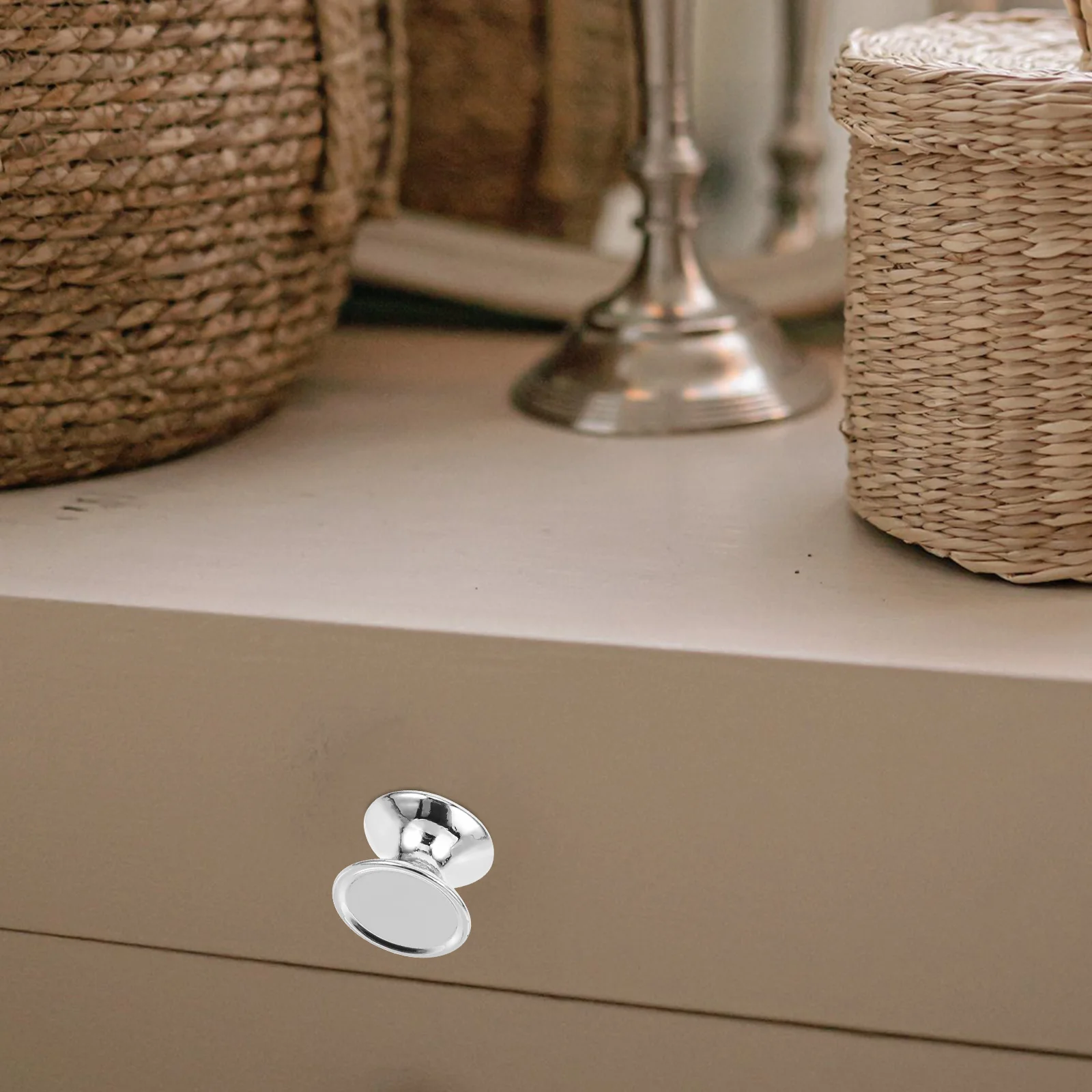 

10pcs Silver Aluminum Alloy Handles Dresser Knobs Drawer Closet Door Pulls Cabinet Hardware Furniture Accessories