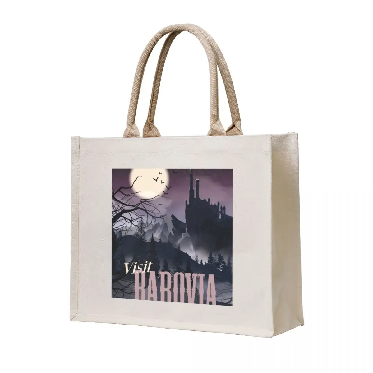 

Visit Barovia Tote Bag custom canvas bag Canvas large size bags