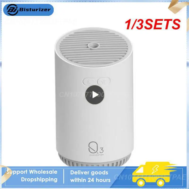 

1/3SETS Air Humidifier Intelligent Mist Usb Rechargeable Heavy For Home Bedroom Portable Air Conditioning