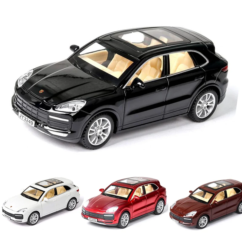 

1:32 4 Colors Cayenne Turbo Car Model Alloy Car Diecast Toy Car Model With Sound and Light Toy F343