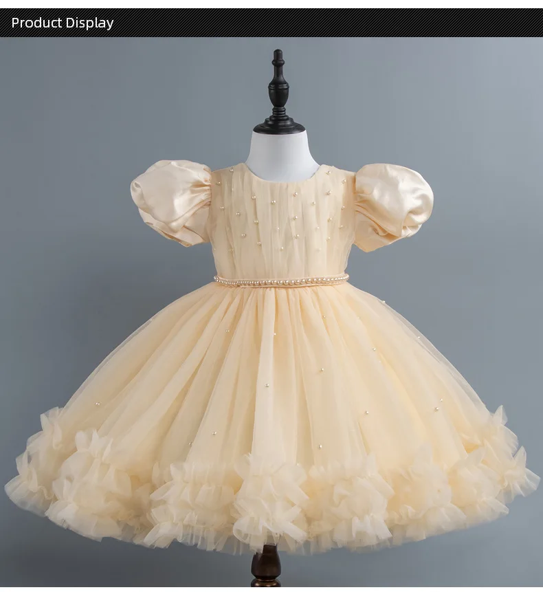 Baby Girl Princess Dress Girls' Daily Dresses Tulle Ball Gown Kid Girls Clothes