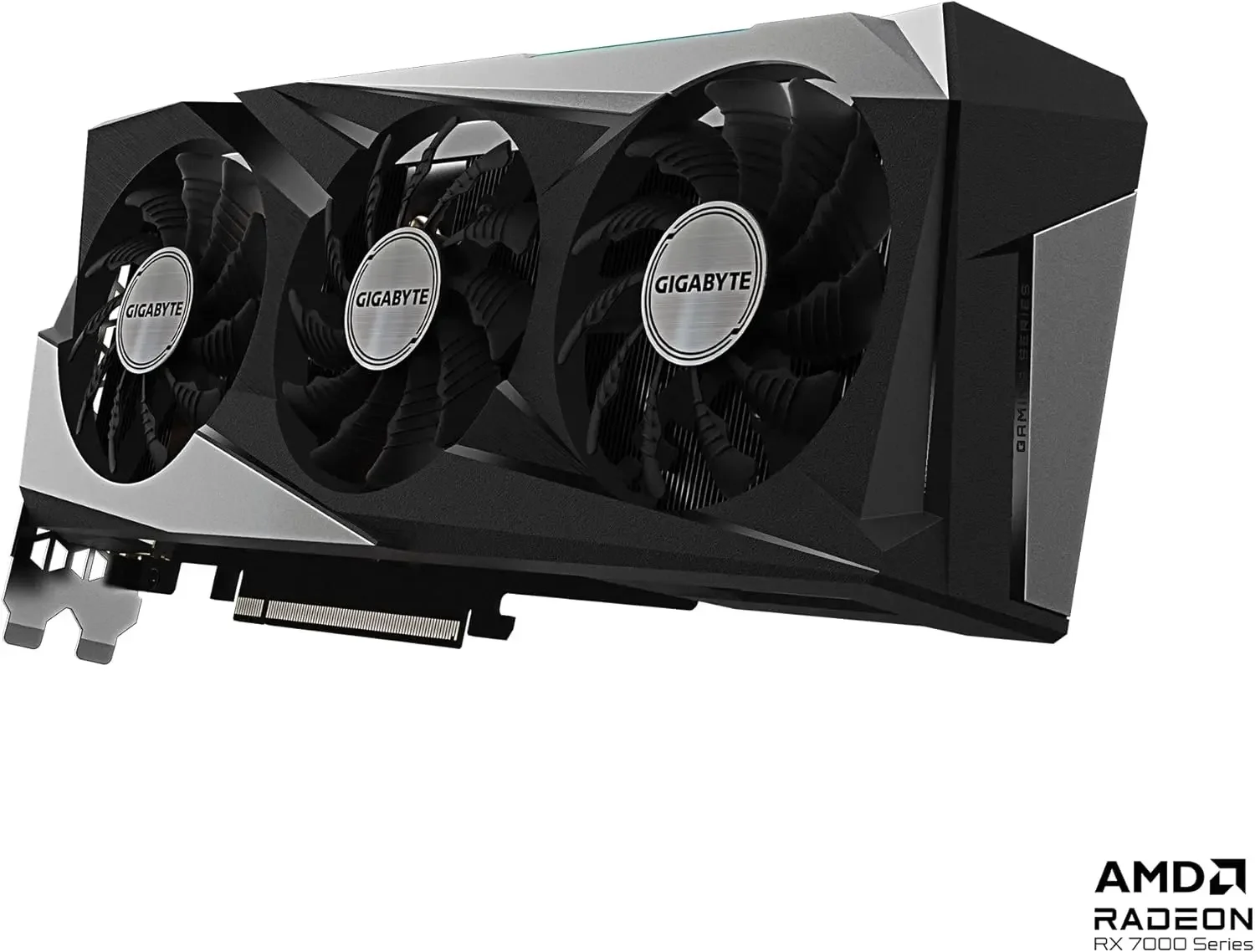بطاقة رسومات GV-R76GAMING OC-8GD Radeon RX 7600 Gaming OC 8G، 3X WINDFORCE Fans 8GB 128-bit GDDR6، بطاقة فيديو