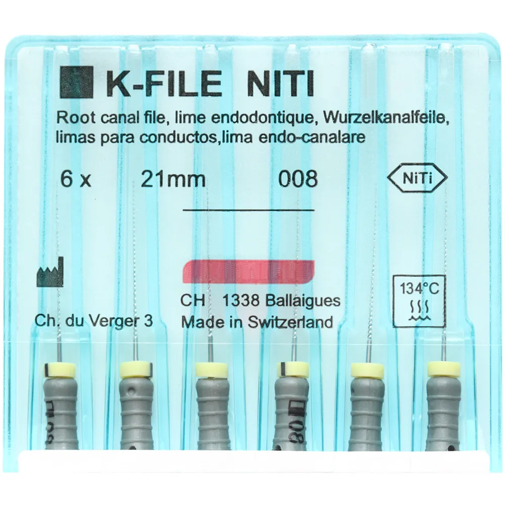 3 Packs Dental K-FILE NITIFLEX 21/25/31mm NiTi Flexible Root Canal Files lima endo-canalare Hand Use Endodontic Dentistry Tools