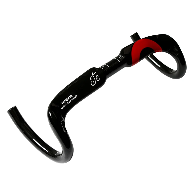 High-quality hot-selling all-carbon wind-breaking bend handle, carbon fiber road wiring sports car handle/road bend handle