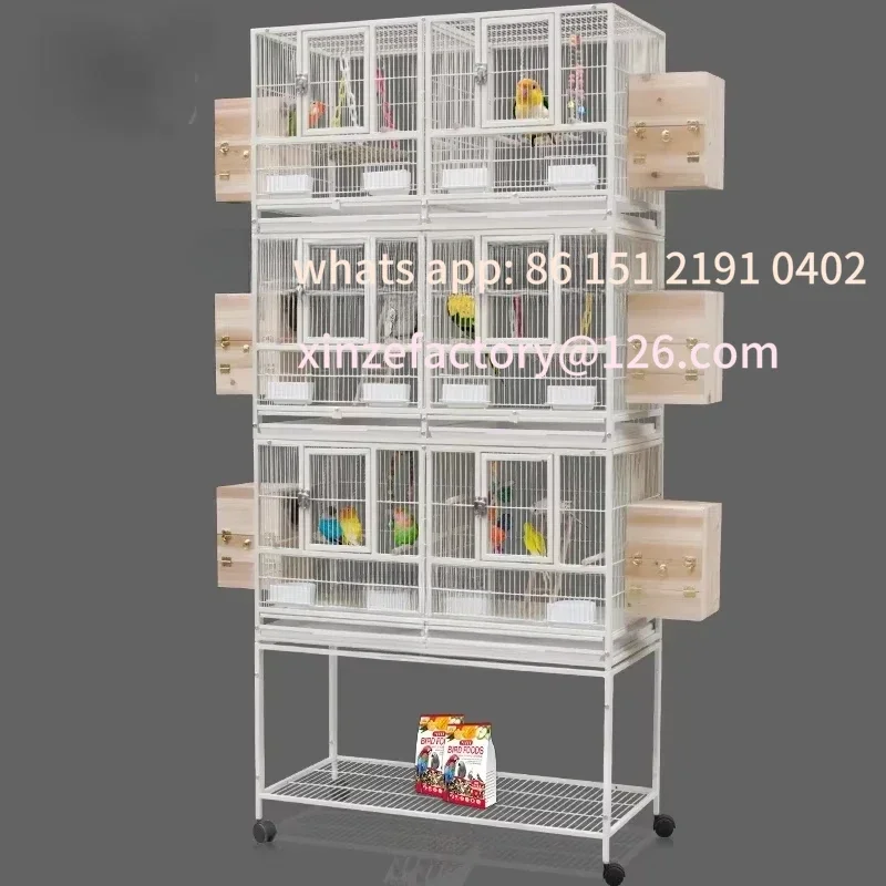 

Customizable Large Parrot Bird Cages Garden Budgie Lovebird Canari Stand Cages Feeder Outdoor Jaula Para Pajaros Pet Produc
