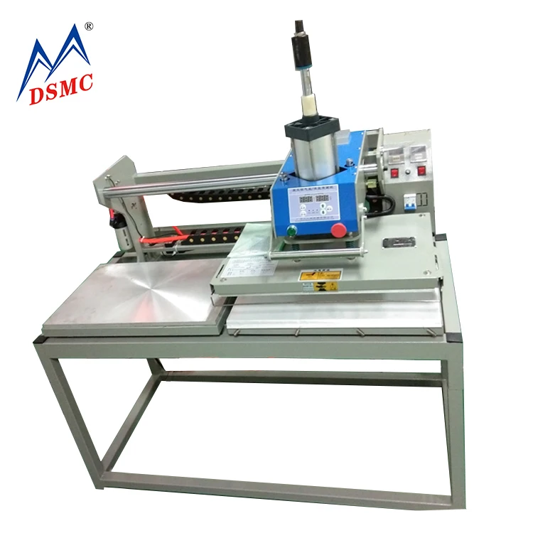 Hydraulic or Pneumatic Heat Transfer Stamping Machine 3D Embossing Machine  for Clothing Fabric T Shirt LOGO Embossing