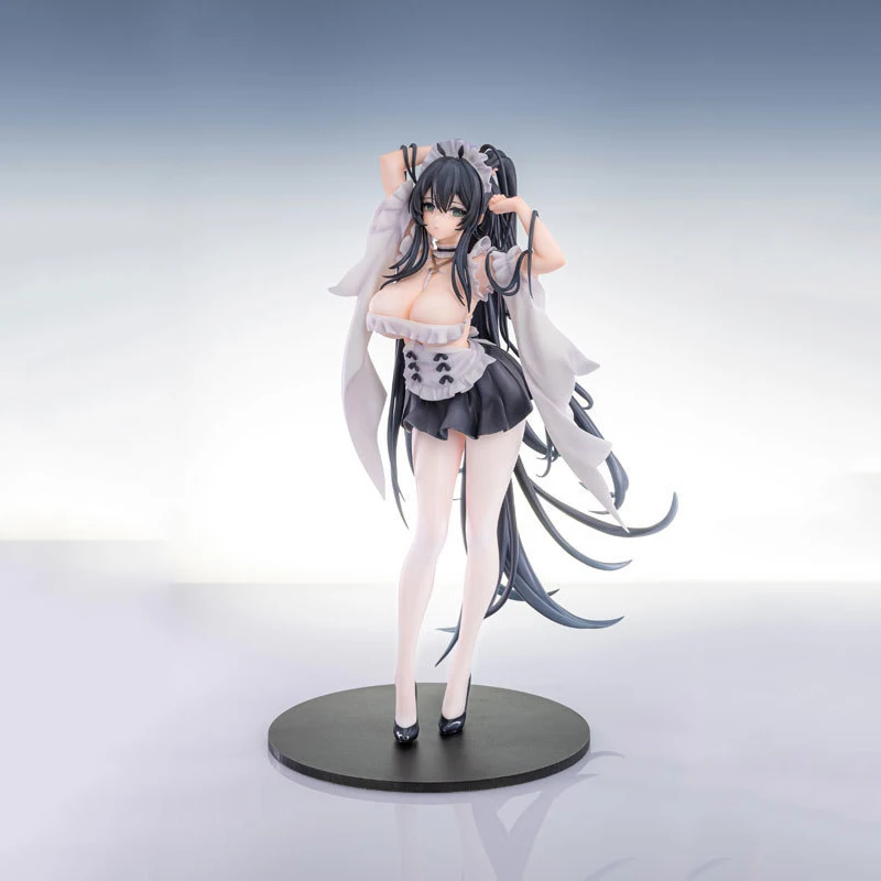 Genuine Original AniGame Azur Lane HMS Indomitable The Uninspired Maid Ver. Anime Figure PVC Model Doll Statuette Ornament Gift