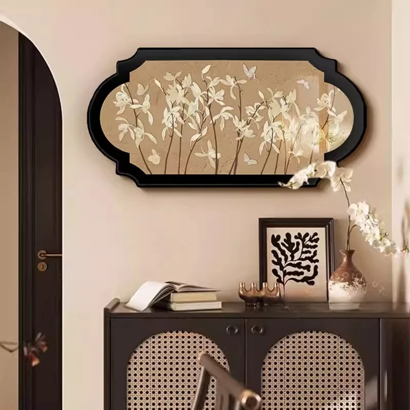 

Funky Luxury Mirror Modern Aesthetic Vintage Bathroom Nordic Mirror Twisted Wonderland Wall Espelhos Living Room Decorations