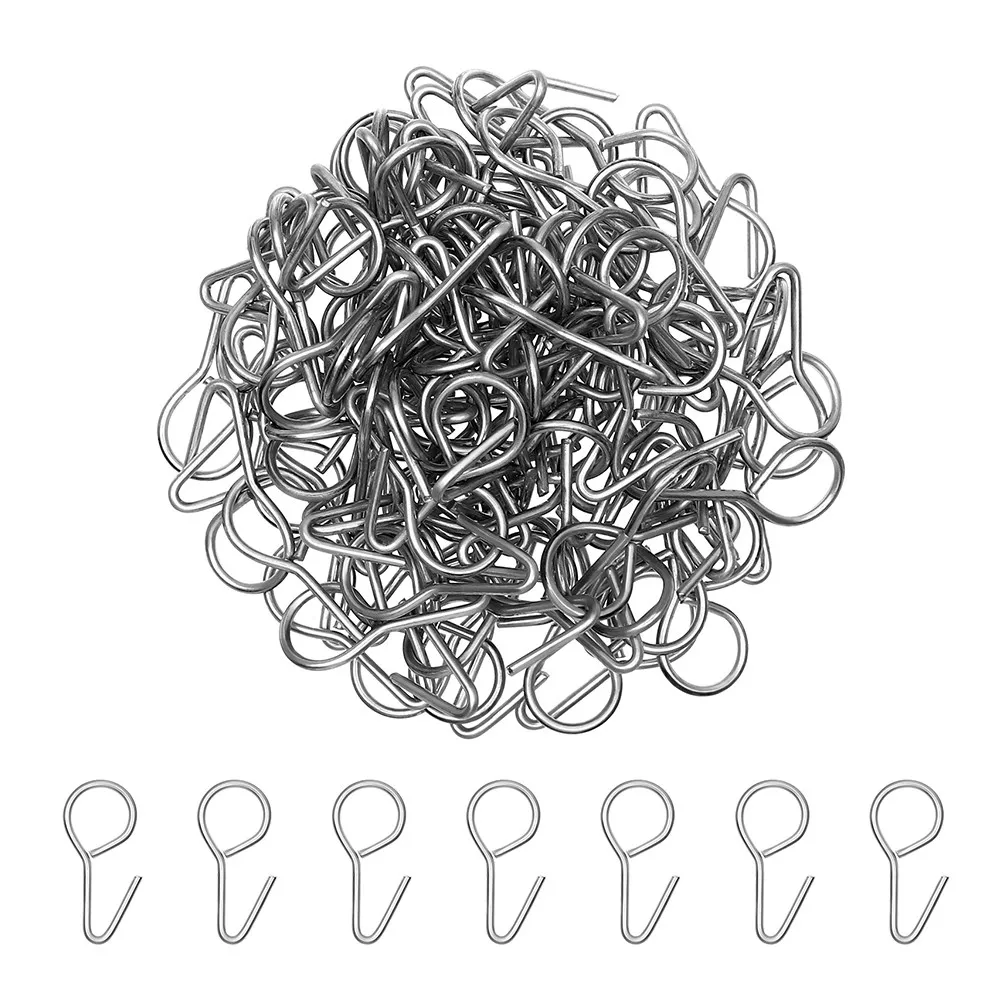 

100Pcs Car Seat Cover Hooks Clips Strong Fixing Hangers Vehicle Seat Cover Cushion Installation Accessories S Hooks