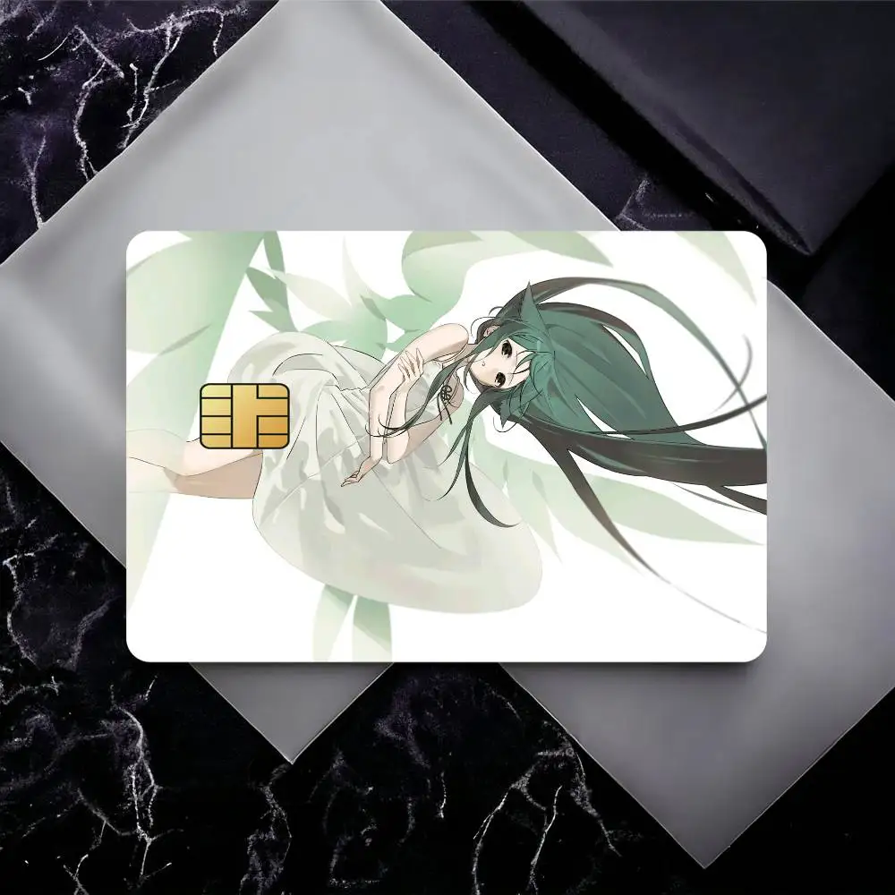 Game T-The Song of Saya Credit Card Skin Stickers for Bank Card Bus Metro Card Sticker Waterproof Gift