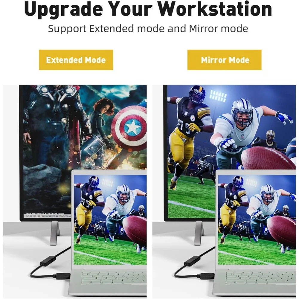4K 1080P DisplayPort To Digital HD AV Adapter Male To Female Audio Converter For Notebook Monitor Projector Multimedia Display