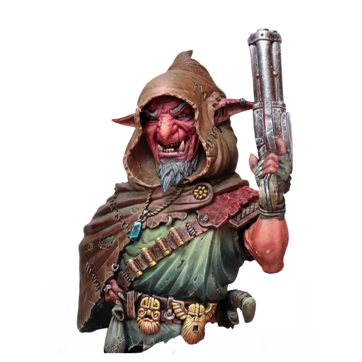 

1/10 Resin unpainted model Kit, Bust Dwarf Gunner unassembled and unpainted GK, 1150X