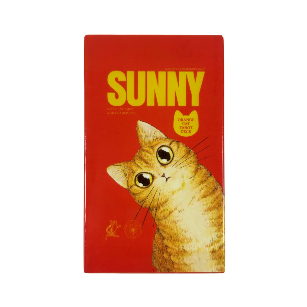 Sunny Orange Cat Tarot Cards A 78PCS Deck Best Gift-giving For Cat Lover ,Great For Beginners, Meditation & Party Games view 6