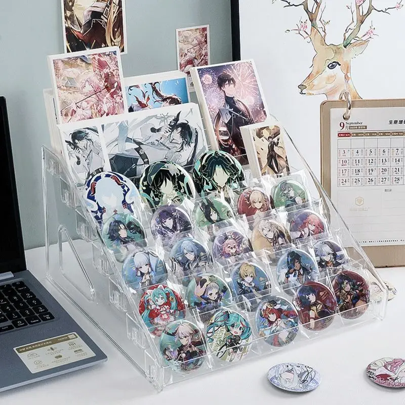 

Multi-layer nail polish display stand, stepped plastic transparent nail polish glue storage rack, cosmetic storage rack
