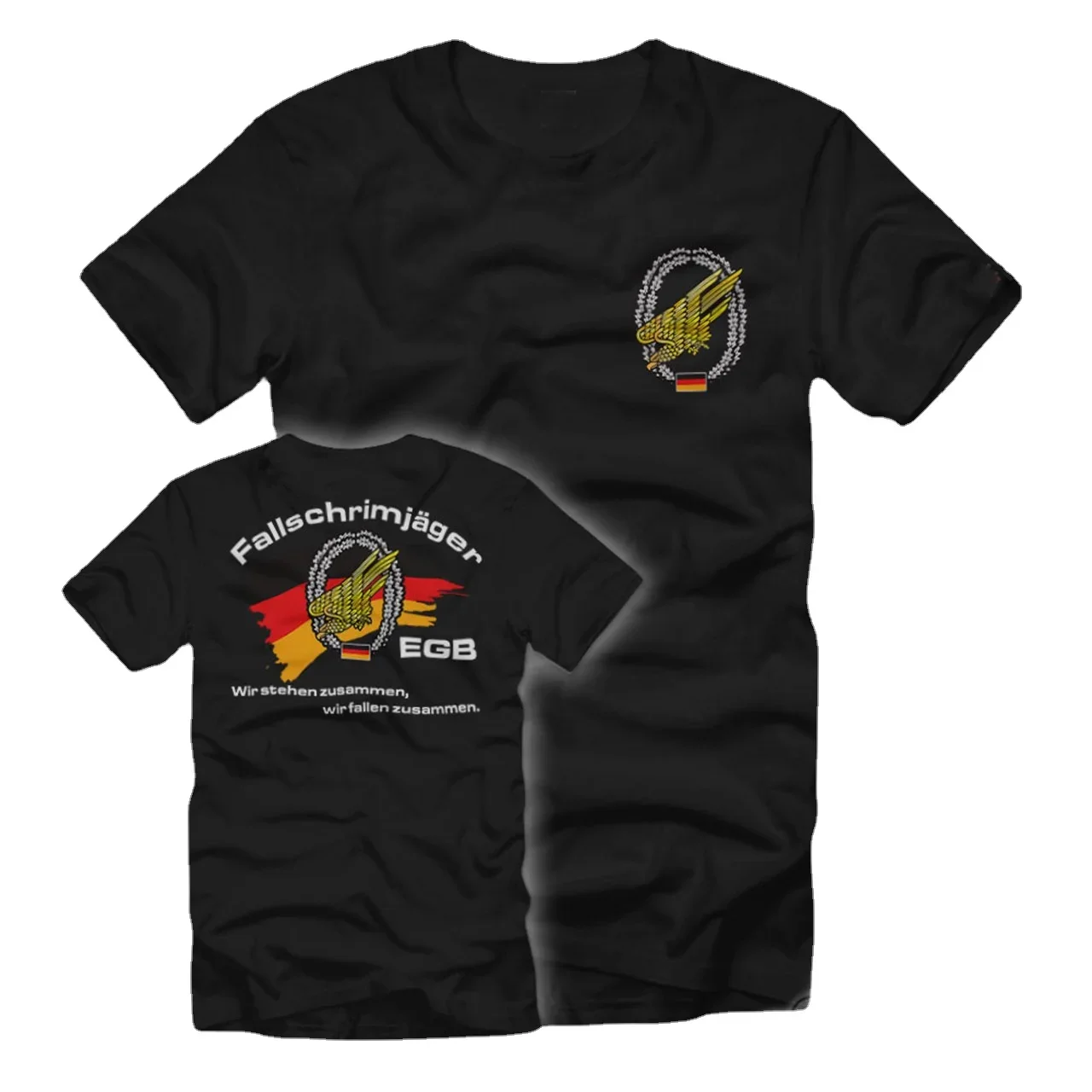 Fallschirmjäger EGB Bundeswehr Deutschland Heer FschJg BW T-Shirt. Cotton Short Sleeve O-Neck Mens T Shirt New S-3XL