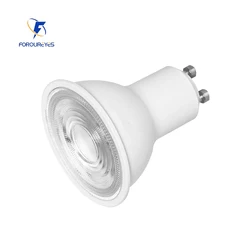 Warm White 2700K GU10 LED bulb No flicker AC100-265V 5W COB Super Bright Spotlight Home Ceiling Fans Replace 50W Halogen Lamps