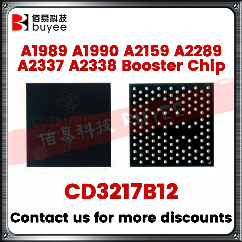 

Original New CD3217B12 USB-C Controller BGA IC Chipset For Macbook Pro A1989 A1990 A2159 A2289 A2337 A2338 Booster Chip