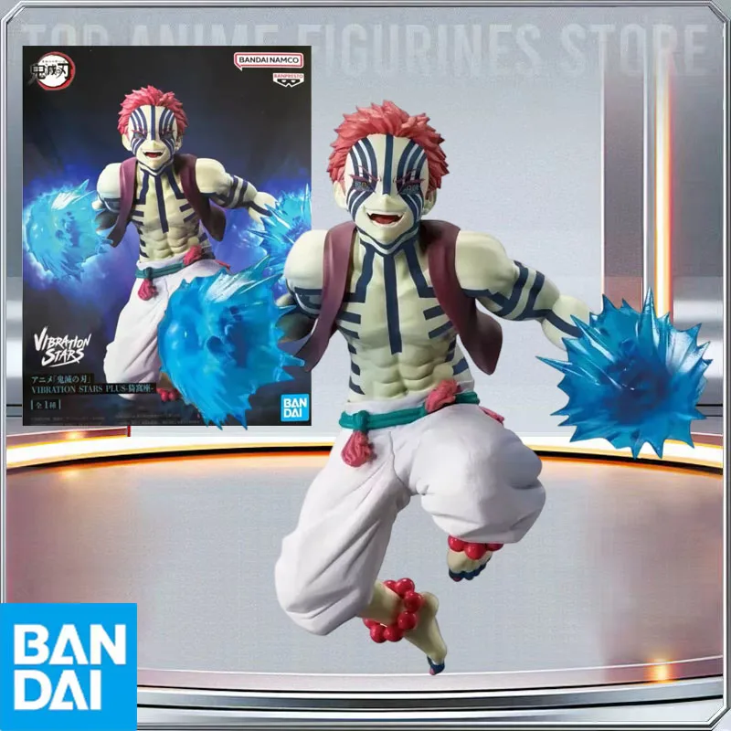 

BANDAI Genuine Banpresto Demon Slayer Akaza Vibration Stars Anime Action Figures Collection Model Toy Ornaments Holiday Gift