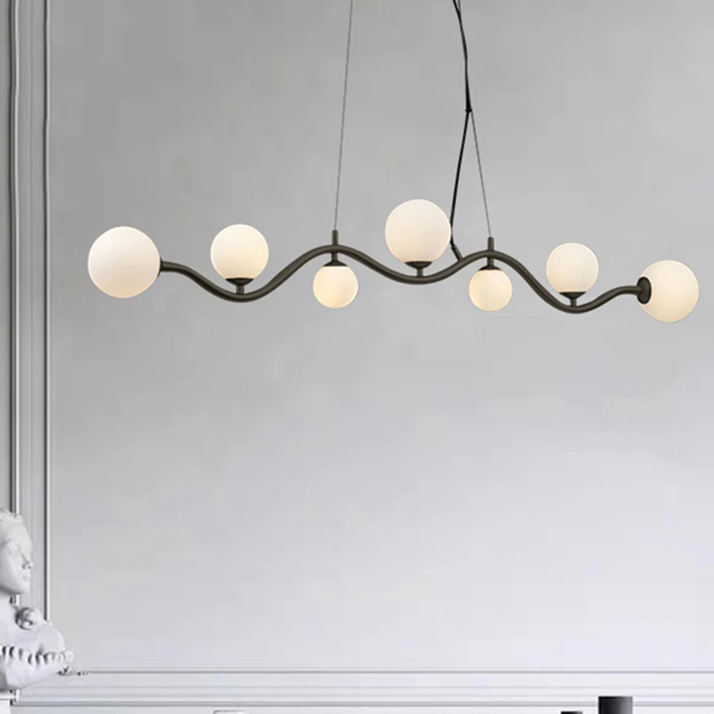 غرفة نوم حديثة ديكور غرفة الطعام مصابيح سقف LED أضواء قلادة إضاءة داخلية إضاءة داخلية مصباح سقف الثريا