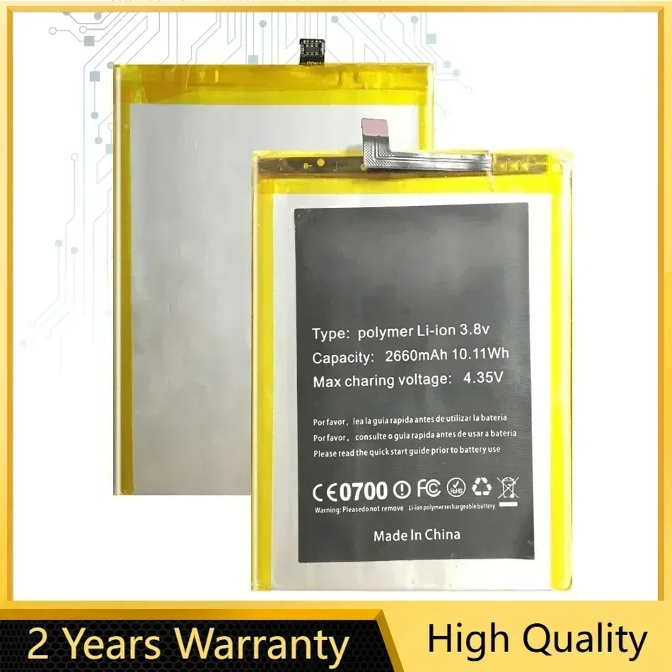 Batteria per cellulare per Doogee F5 F 5, 2660mAh