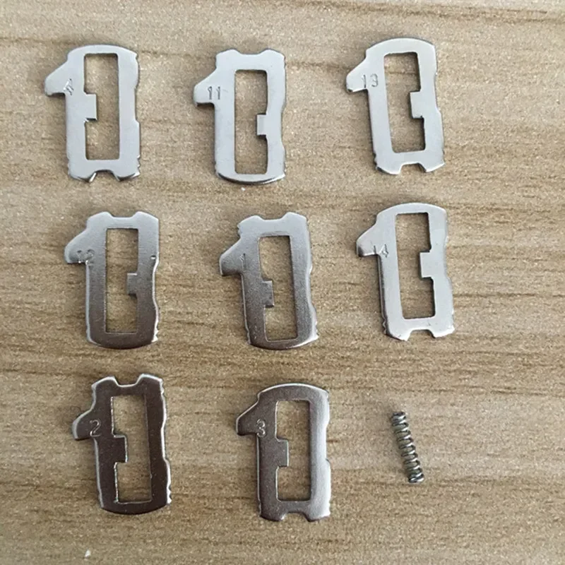 200Pcs/Lot for HU66  Car Lock Repair Accessories Car Lock Reed Lock Plate for VW Audi 1 2 3 4 11 12 13 14 Each 25pcs