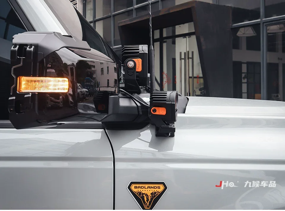 JHO-LED A-Pillar Dual Pod Lights & Mounting Brackets for Ford bronco 2021-2026
