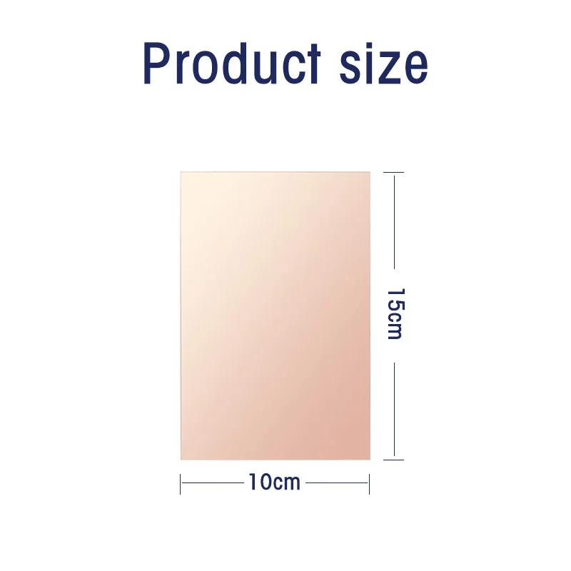 5PCS Single Sided PCB FR4 10X15CM prototype pcb board