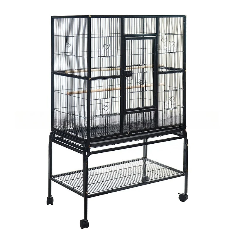 Guangdong factory direct sales bold metal parrot cage large luxury special large villa parrot