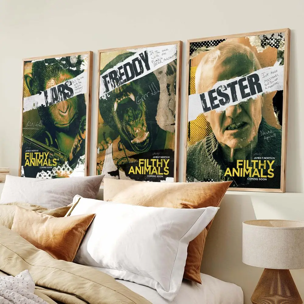 Movie F-Filthy Animals Poster PP Wall Decor Posters Celebrity Art Prints Aesthetic Wall Art Bedroom Office Home Gift